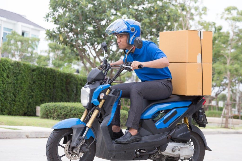 Motorcycle courier on sale