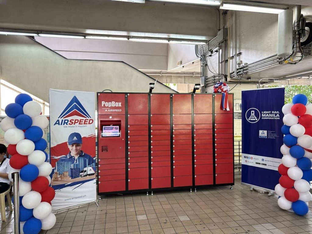 Airspeed Powers Up Smart Lockers at the LRT- 1 Stations for Innovative and Contactless Delivery Solution