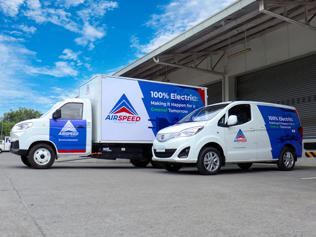 Airspeed electric vehicle powering sustainable last mile delivery in the Philippines